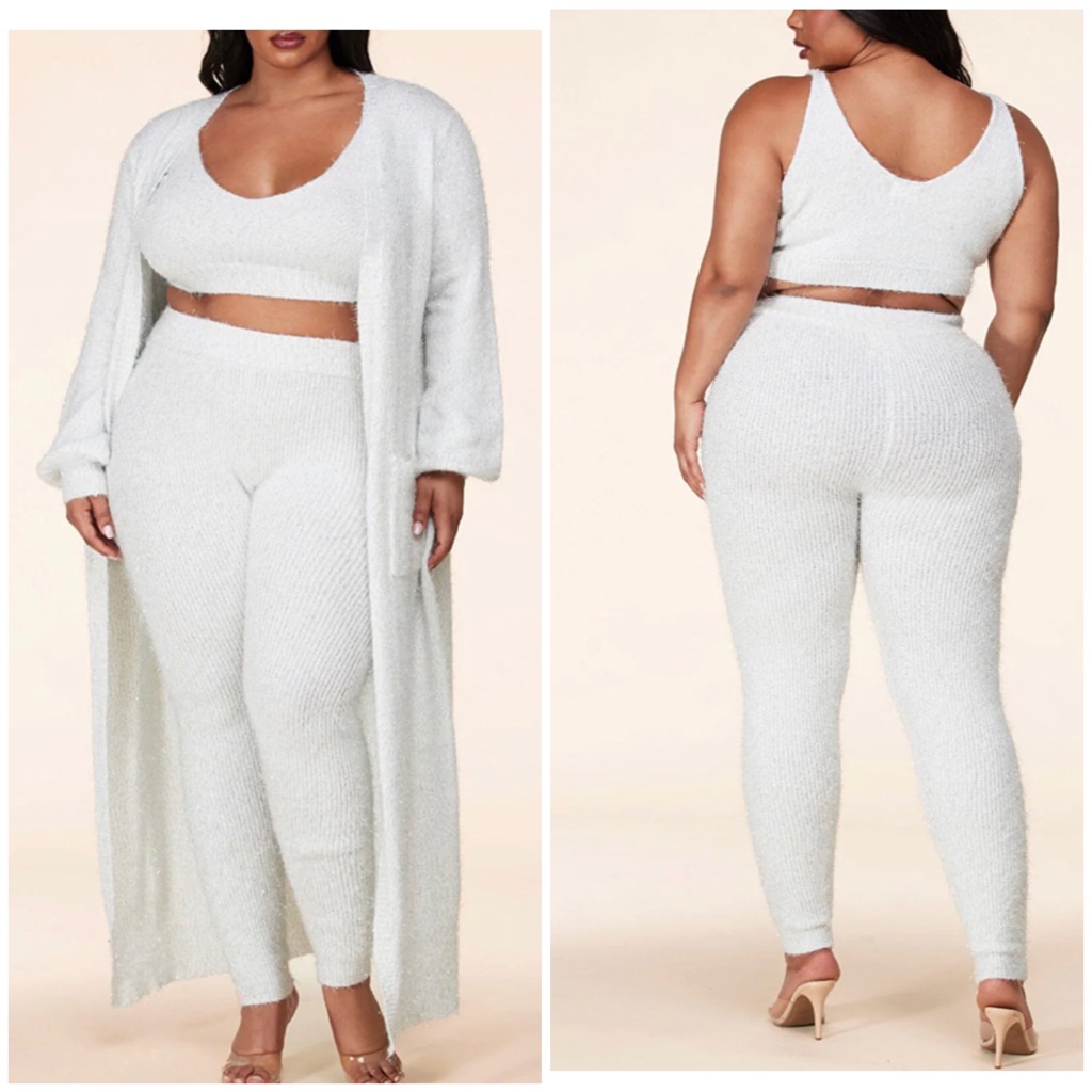 Cardigan Set By L’atiste Maxi Shimmer Set